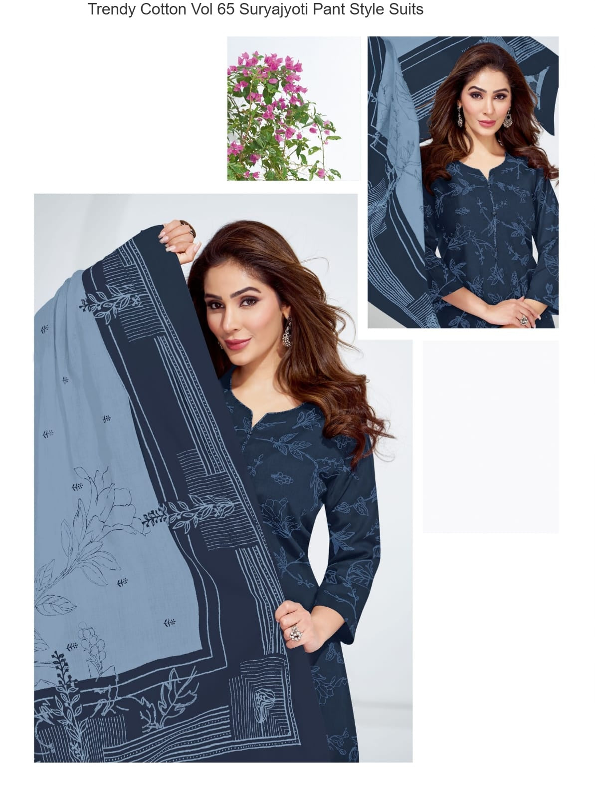 Trendy Cotton Vol 65 Suryajyoti Pant Style Suits Manufacturer Ahmedabad