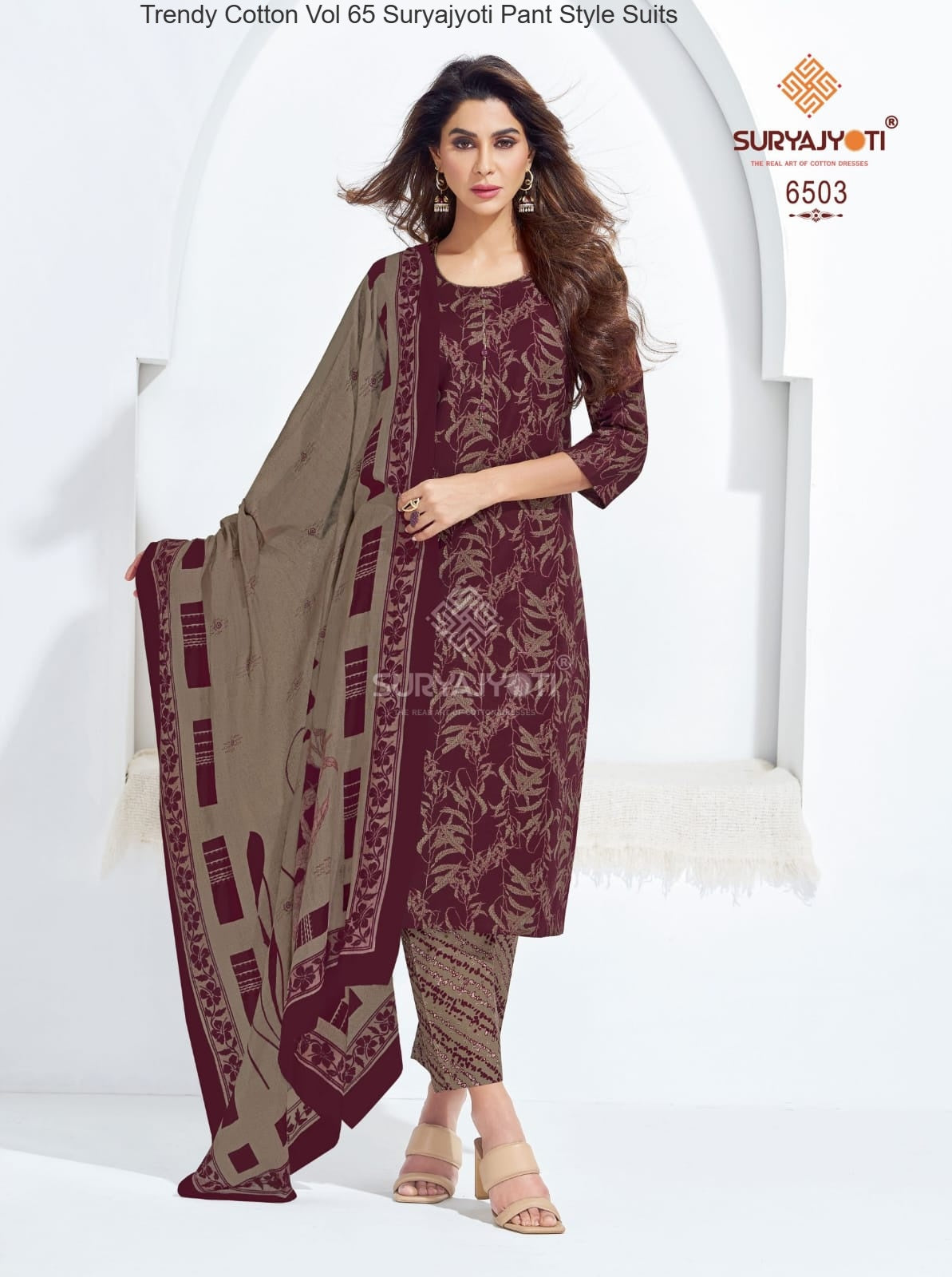 Trendy Cotton Vol 65 Suryajyoti Pant Style Suits Manufacturer Ahmedabad