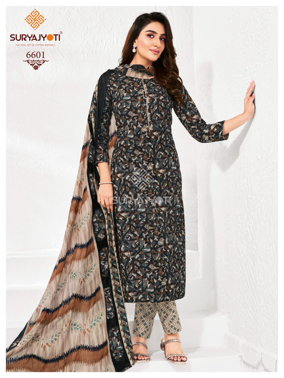 Trendy Cotton Vol 66 Suryajyoti Cotton Dress Material Exporter Gujarat