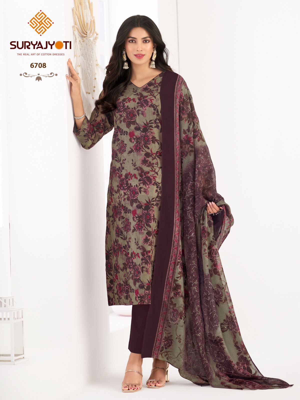 Trendy Cotton Vol 67 Suryajyoti Pant Style Suits Wholesaler Gujarat