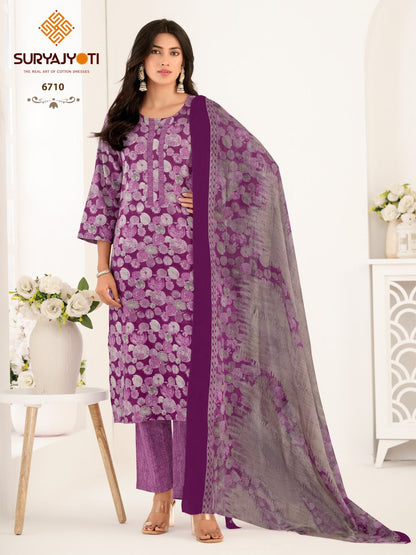 Trendy Cotton Vol 67 Suryajyoti Readymade Pant Style Suits Wholesale