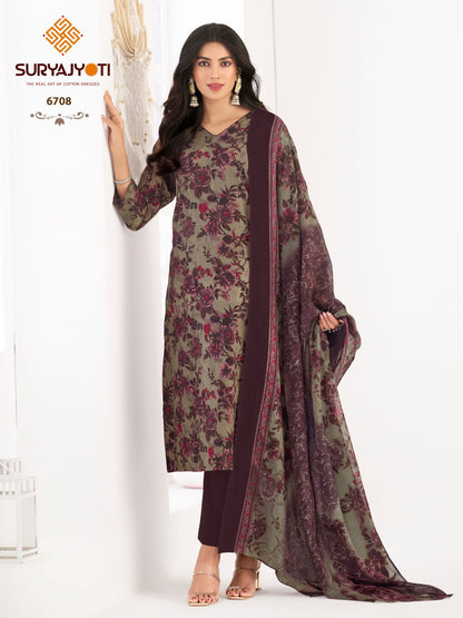 Trendy Cotton Vol 67 Suryajyoti Readymade Pant Style Suits Wholesale