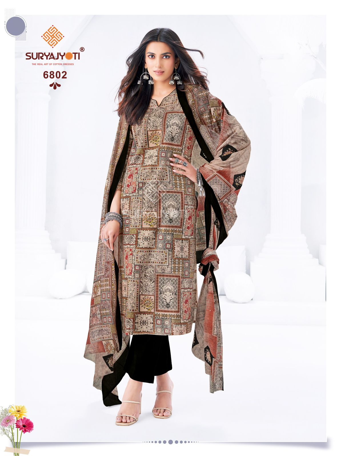 Trendy Cotton Vol 68 Suryajyoti Pant Style Suits Manufacturer India