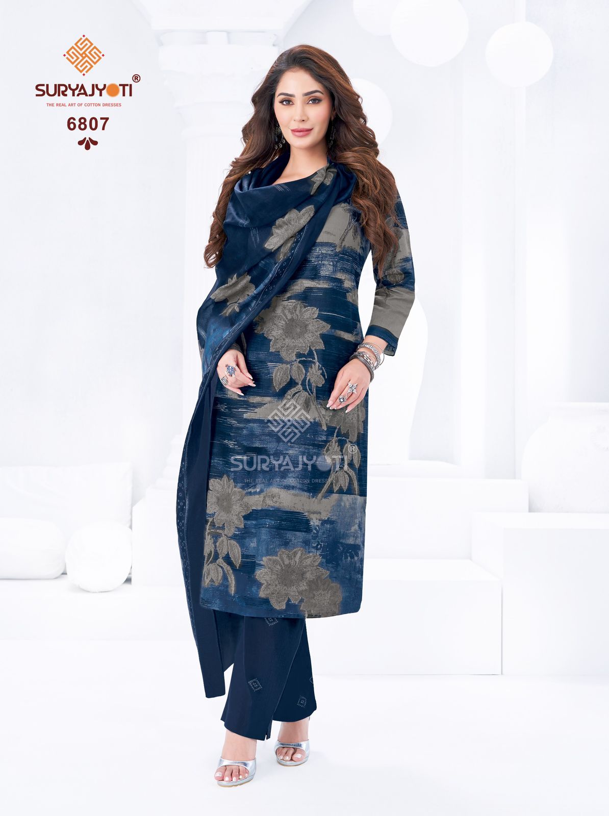 Trendy Cotton Vol 68 Suryajyoti Readymade Pant Style Suits Supplier India
