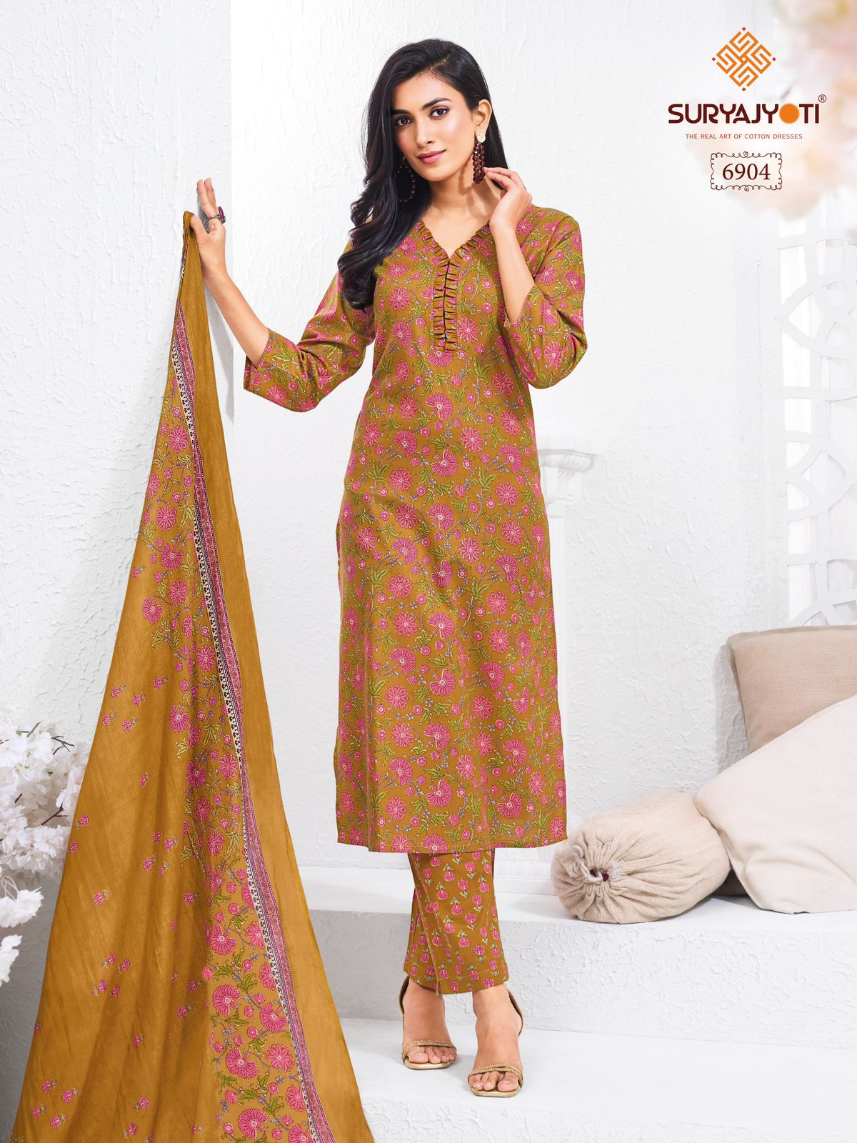 Trendy Vol 69 Suryajyoti Cotton Dress Material Manufacturer
