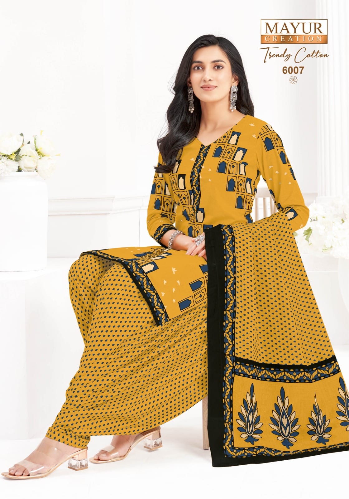 Trendy Cotton Vol 6 Mayur Creation Cotton Dress Material Manufacturer