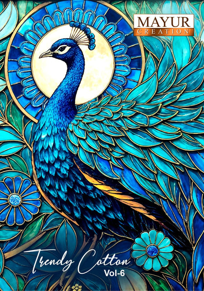 Trendy Cotton Vol 6 Mayur Creation Cotton Dress Material Manufacturer