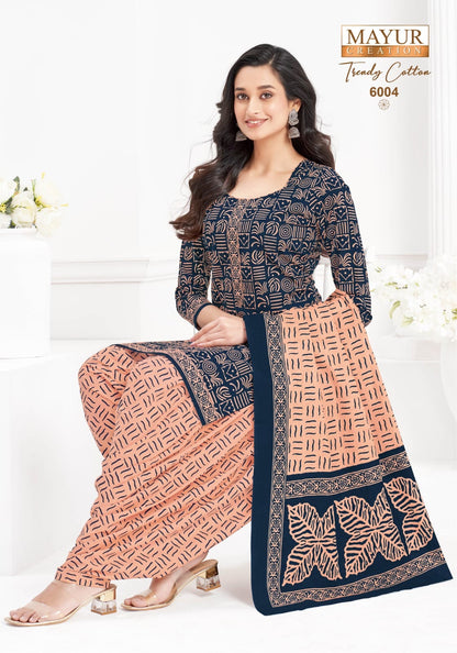 Trendy Cotton Vol 6 Mayur Creation Cotton Dress Material Manufacturer