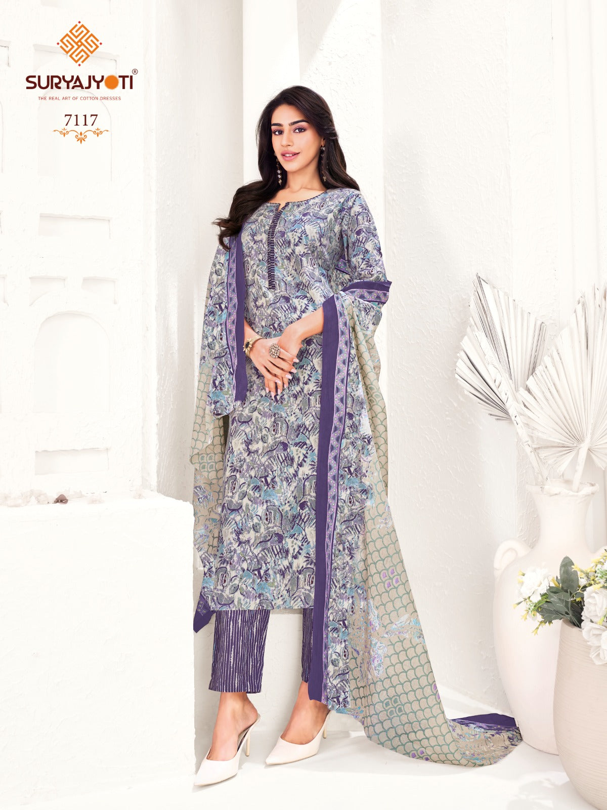 Trendy Cotton Vol 71 Suryajyoti Pant Style Suits Supplier Ahmedabad