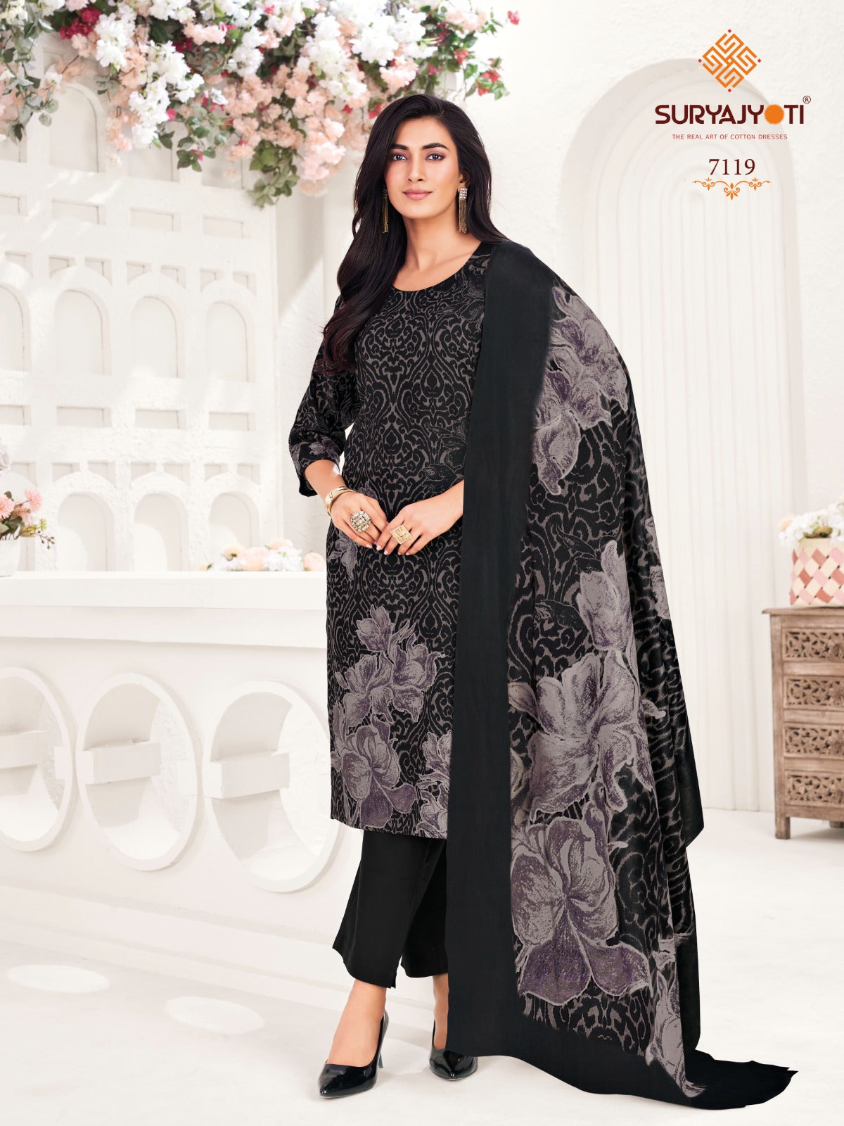 Trendy Cotton Vol 71 Suryajyoti Readymade Pant Style Suits Exporter