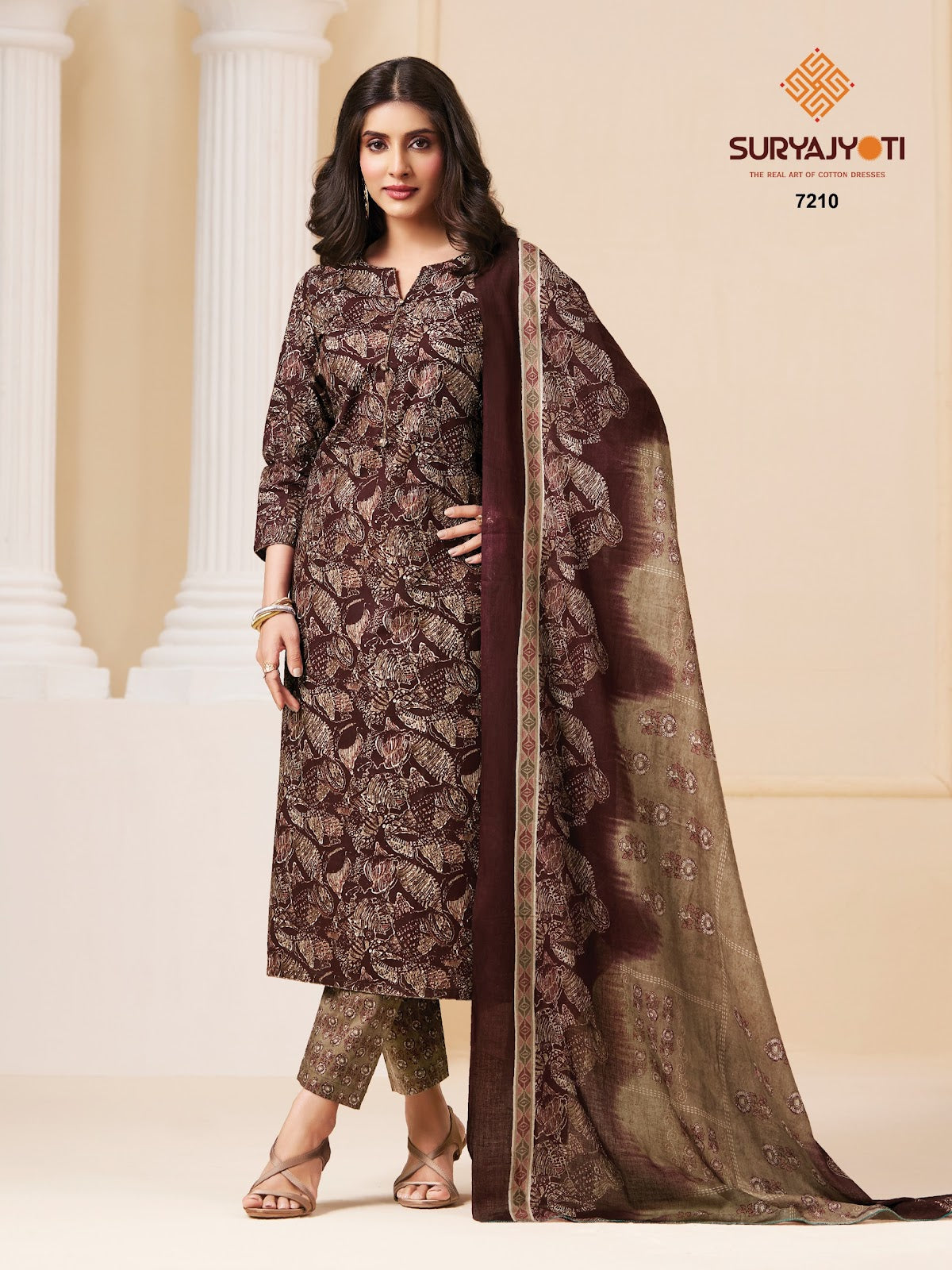 Trendy Cotton Vol 72 Suryajyoti Pant Style Suits Exporter India