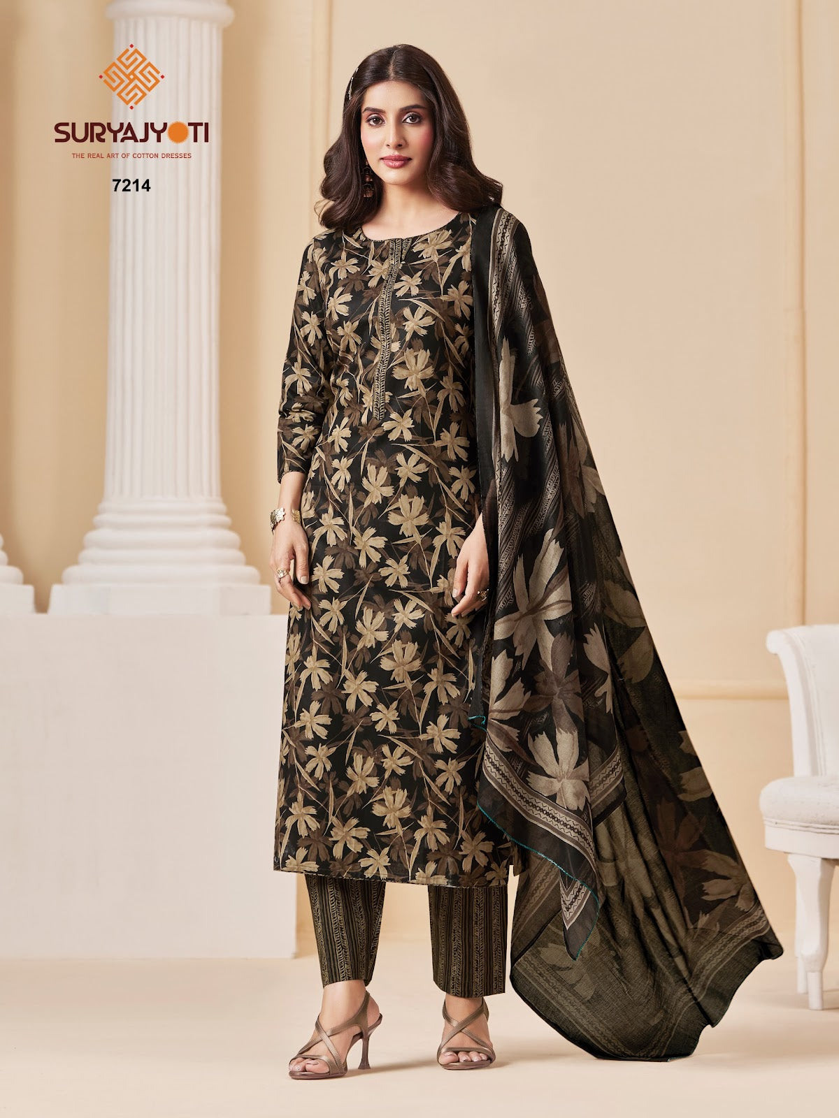 Trendy Cotton Vol 72 Suryajyoti Pant Style Suits Exporter India