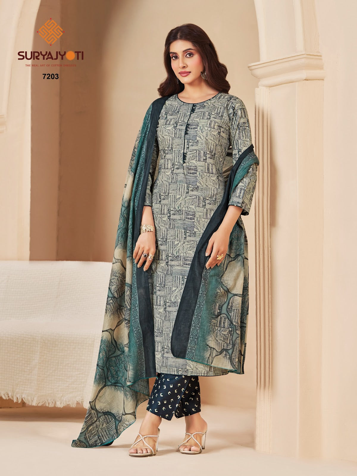 Trendy Cotton Vol 72 Suryajyoti Readymade Pant Style Suits Wholesaler India