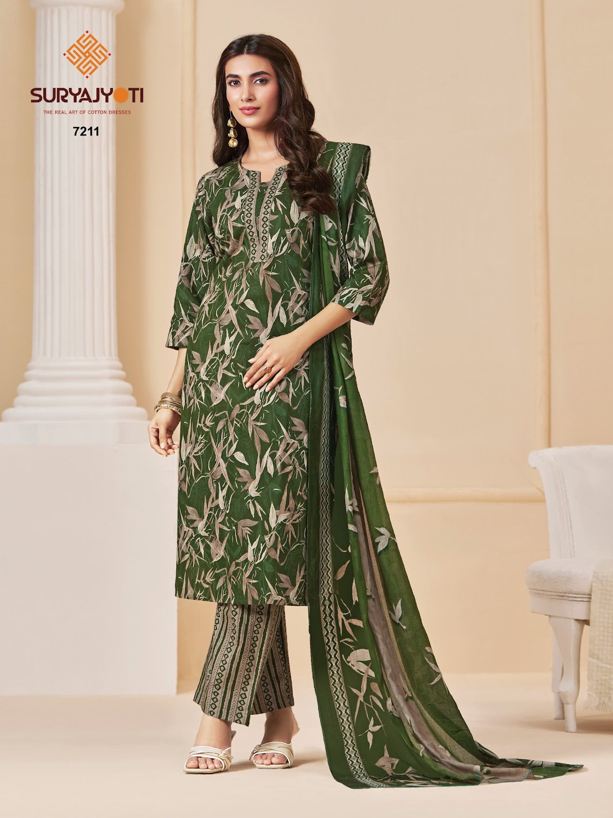 Trendy Cotton Vol 72 Suryajyoti Readymade Pant Style Suits Wholesaler India