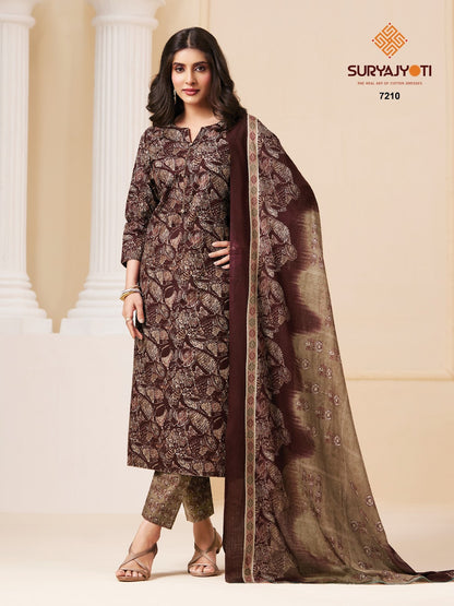 Trendy Cotton Vol 72 Suryajyoti Readymade Pant Style Suits Wholesaler India