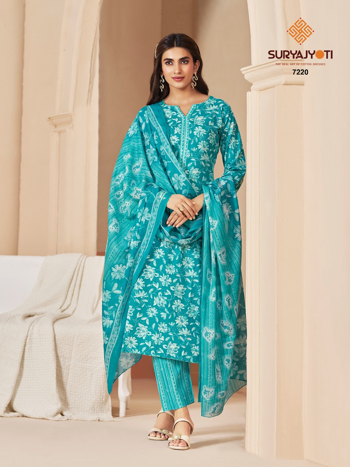Trendy Cotton Vol 72 Suryajyoti Readymade Pant Style Suits Wholesaler India