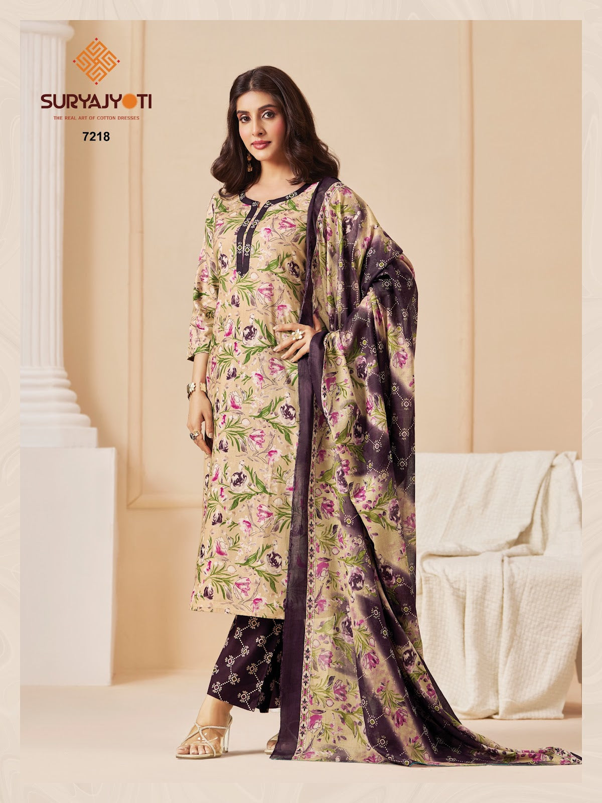 Trendy Cotton Vol 72 Suryajyoti Readymade Pant Style Suits Wholesaler India