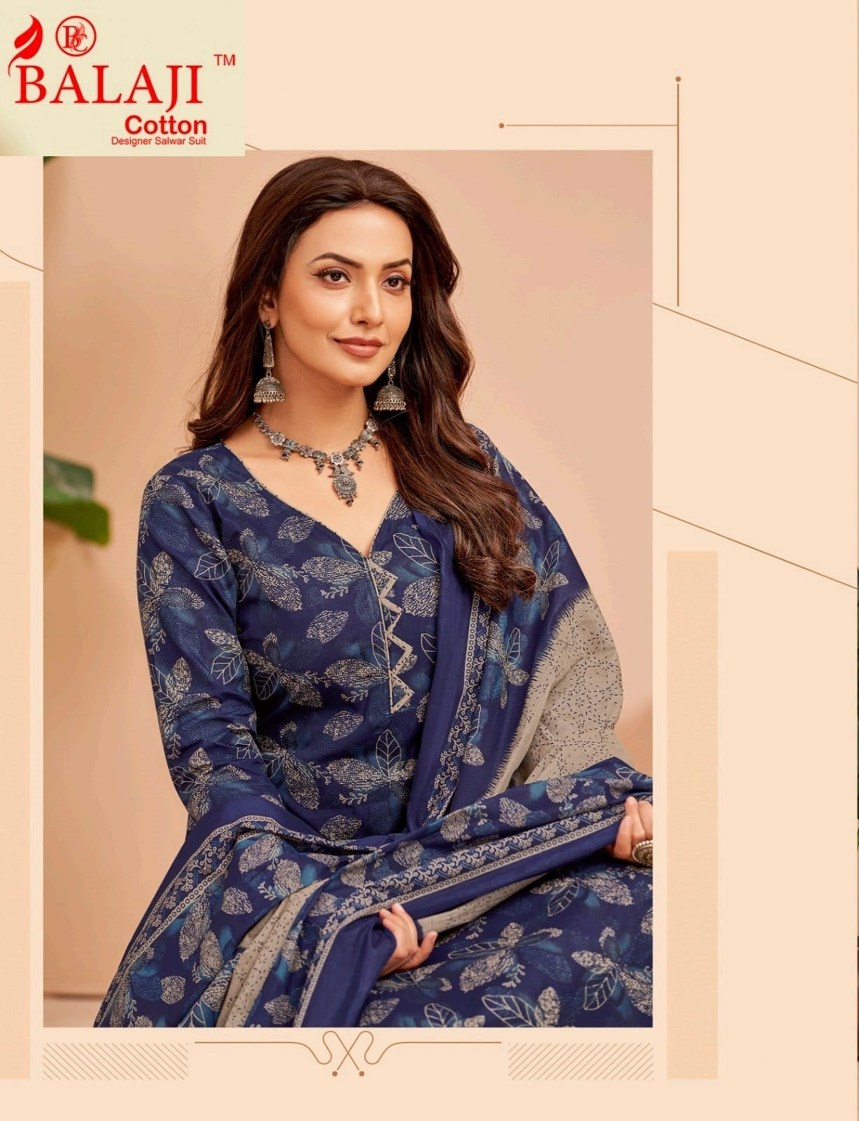 Trendy Cottons Vol 4 Balaji Readymade Pant Style Suits Supplier Gujarat