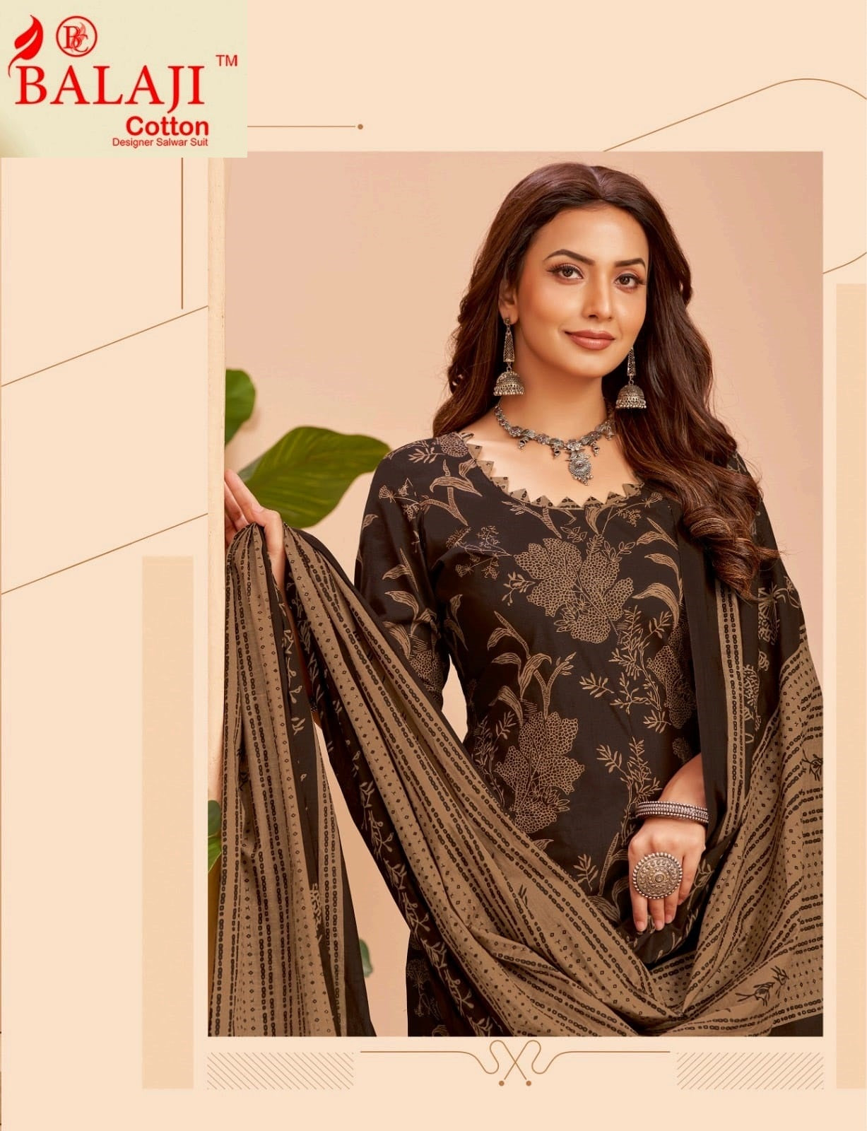 Trendy Cottons Vol 4 Balaji Readymade Pant Style Suits Supplier Gujarat