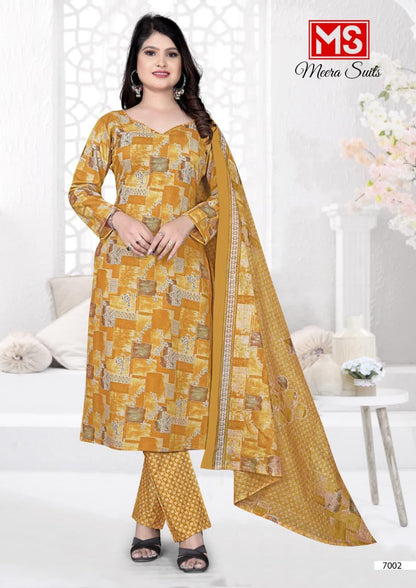 Trendy Cottons Vol 70 Meera Readymade Pant Style Suits Wholesale
