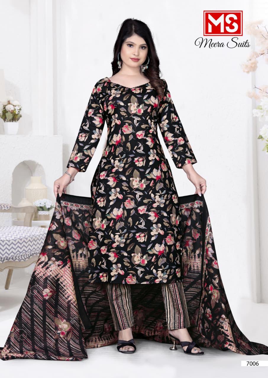 Trendy Cottons Vol 70 Meera Readymade Pant Style Suits Wholesale