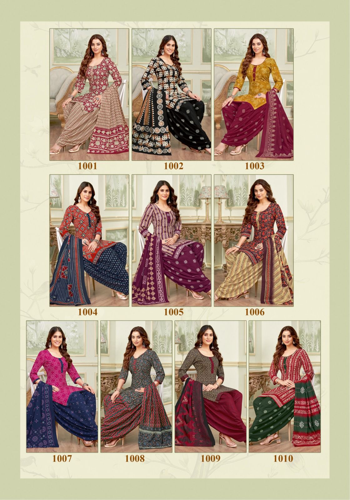 Trendy Patiyala Vol 1 Miss World Choice Cotton Dress Material Wholesaler