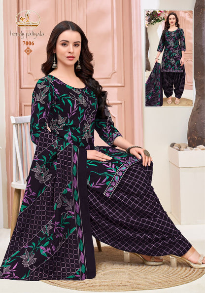 Trendy Patiyala Vol 7 Miss World Choice Cotton Dress Material Exporter