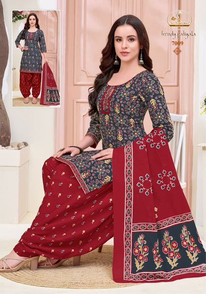 Trendy Patiyala Vol 7 Miss World Choice Cotton Dress Material Exporter