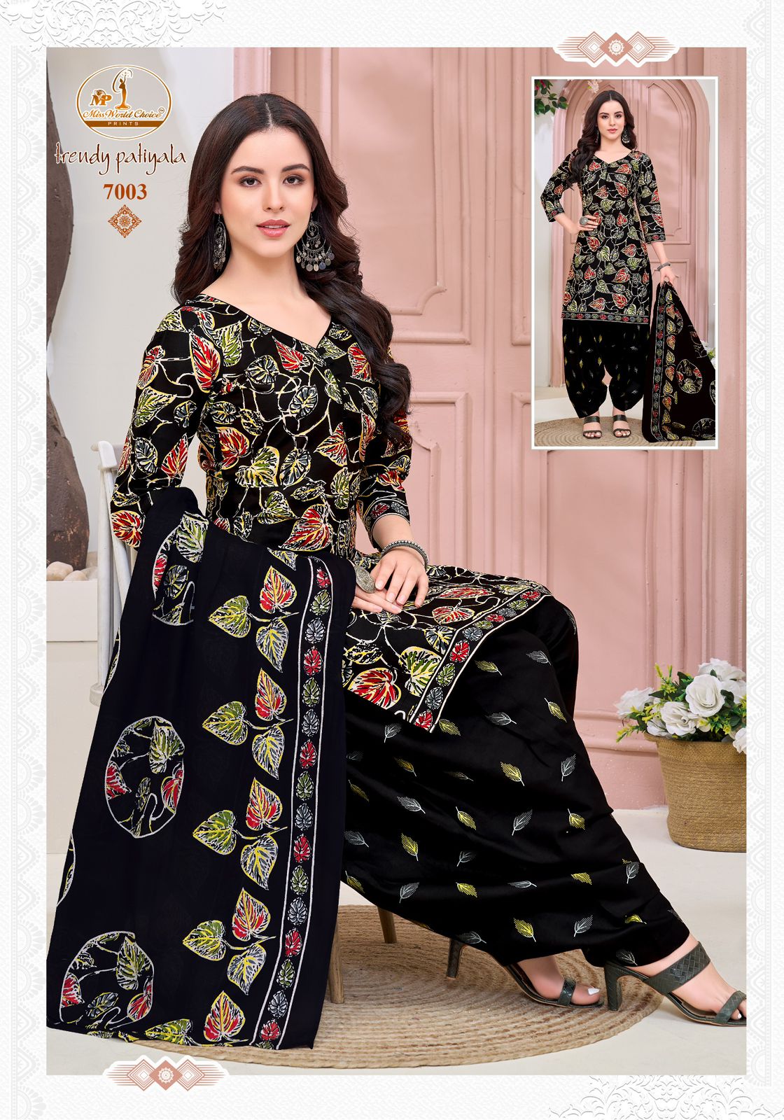 Trendy Patiyala Vol 7 Miss World Choice Cotton Dress Material Exporter