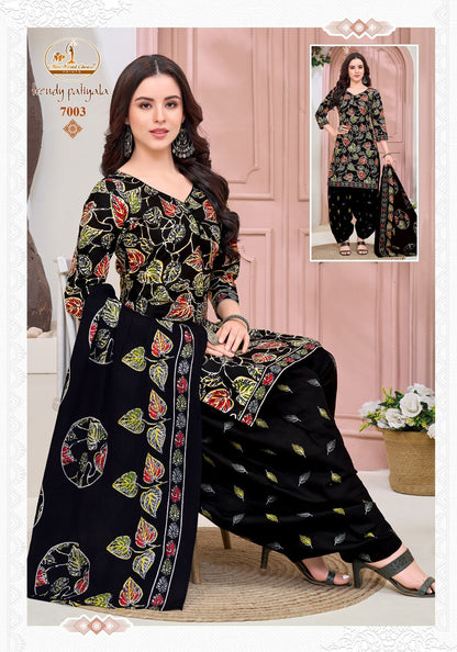 Trendy Patiyala Vol 7 Miss World Choice Cotton Dress Material Exporter