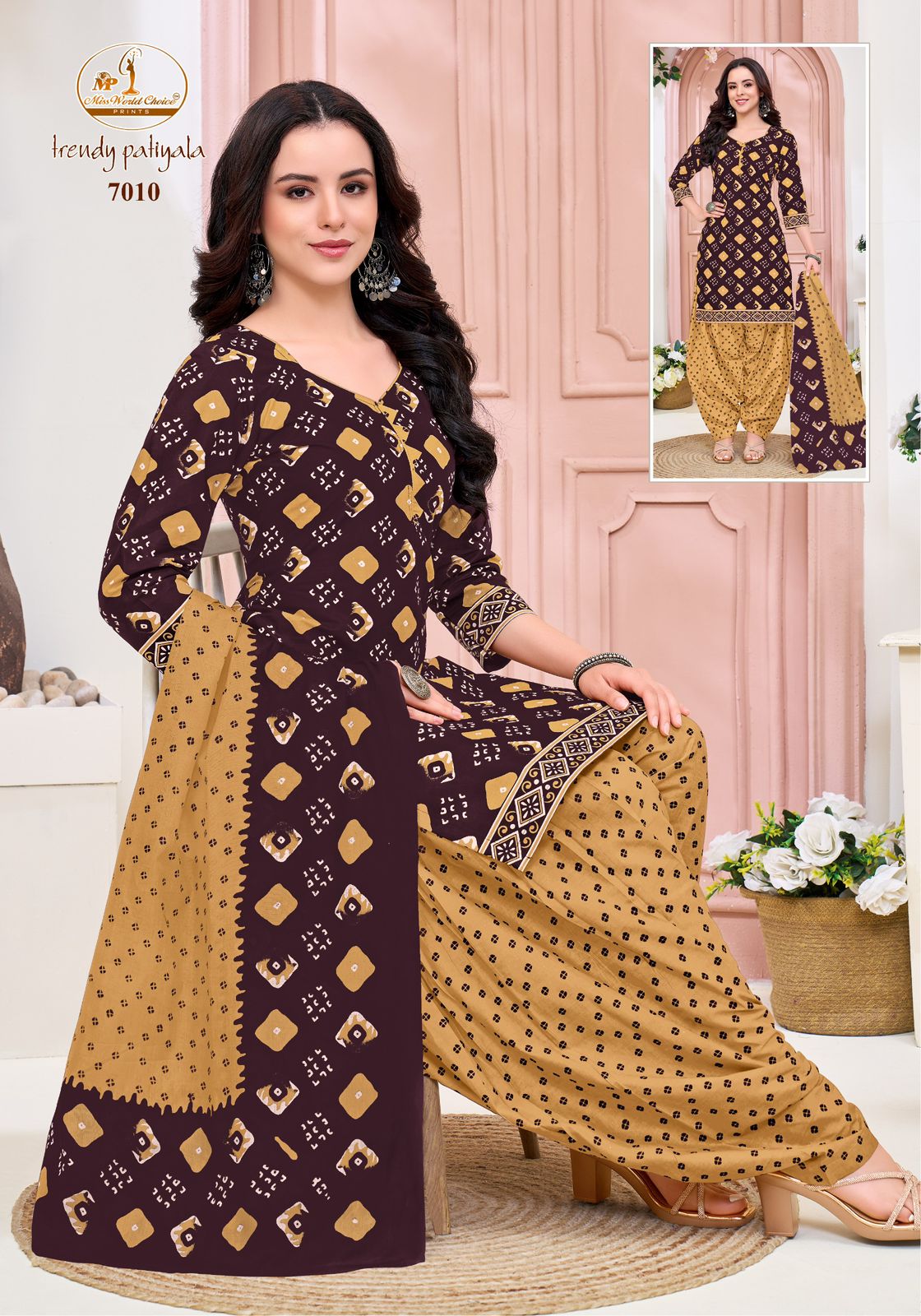 Trendy Patiyala Vol 7 Miss World Choice Cotton Dress Material Exporter