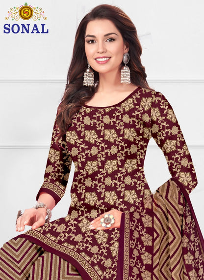 Trendy Special Vol 5 Sonal Textile Cotton Dress Material Supplier India