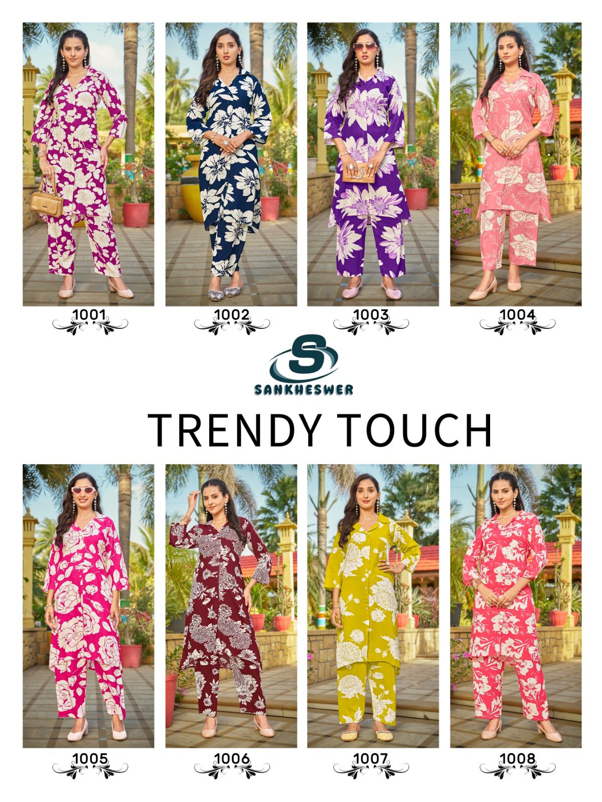Trendy Touch Sankheswer Reyon Co Ord Set Manufacturer India