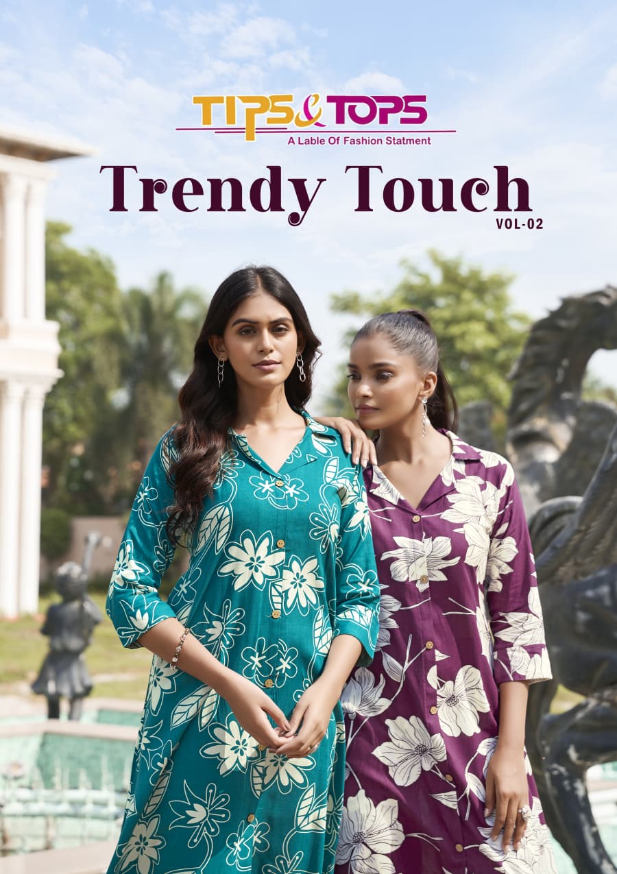 Trendy Touch Vol 2 Tips Tops Reyon Co Ord Set Exporter India