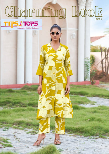 Trendy Touch Vol 2 Tips Tops Reyon Co Ord Set Exporter India