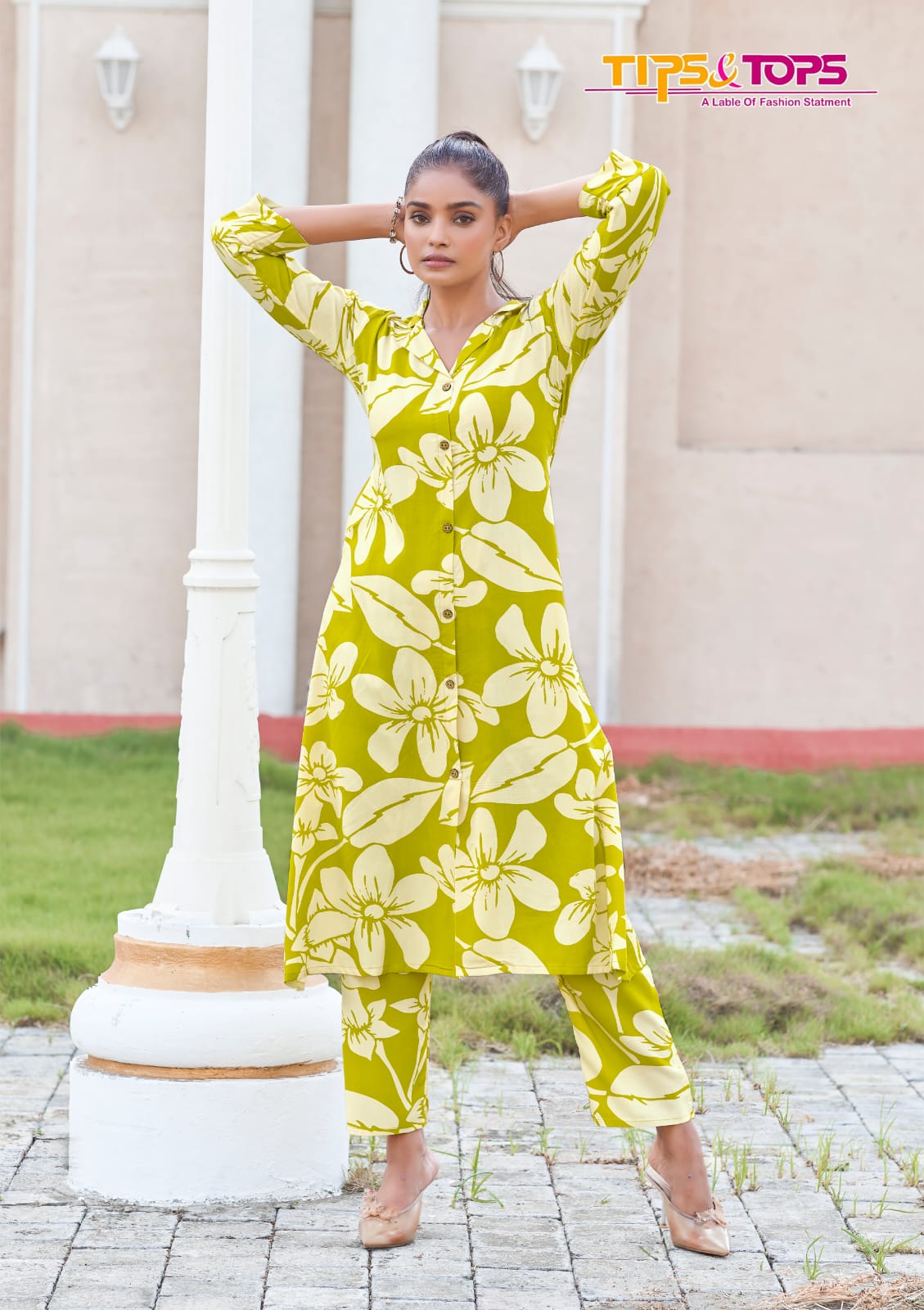 Trendy Touch Vol 2 Tips Tops Reyon Co Ord Set Exporter India