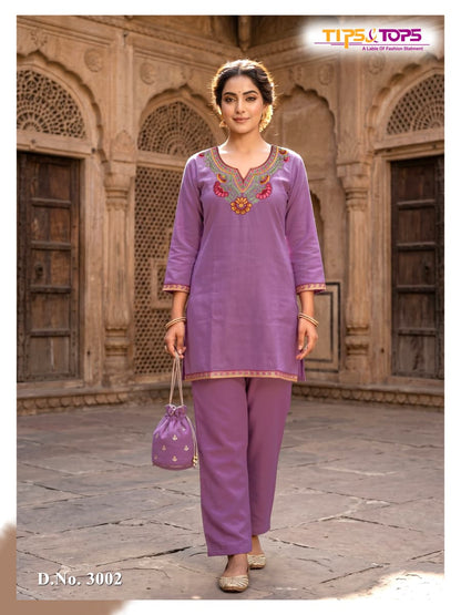 Trendy Touch Vol 3 Tips Tops Rayon 18Kg Co Ord Set Exporter India