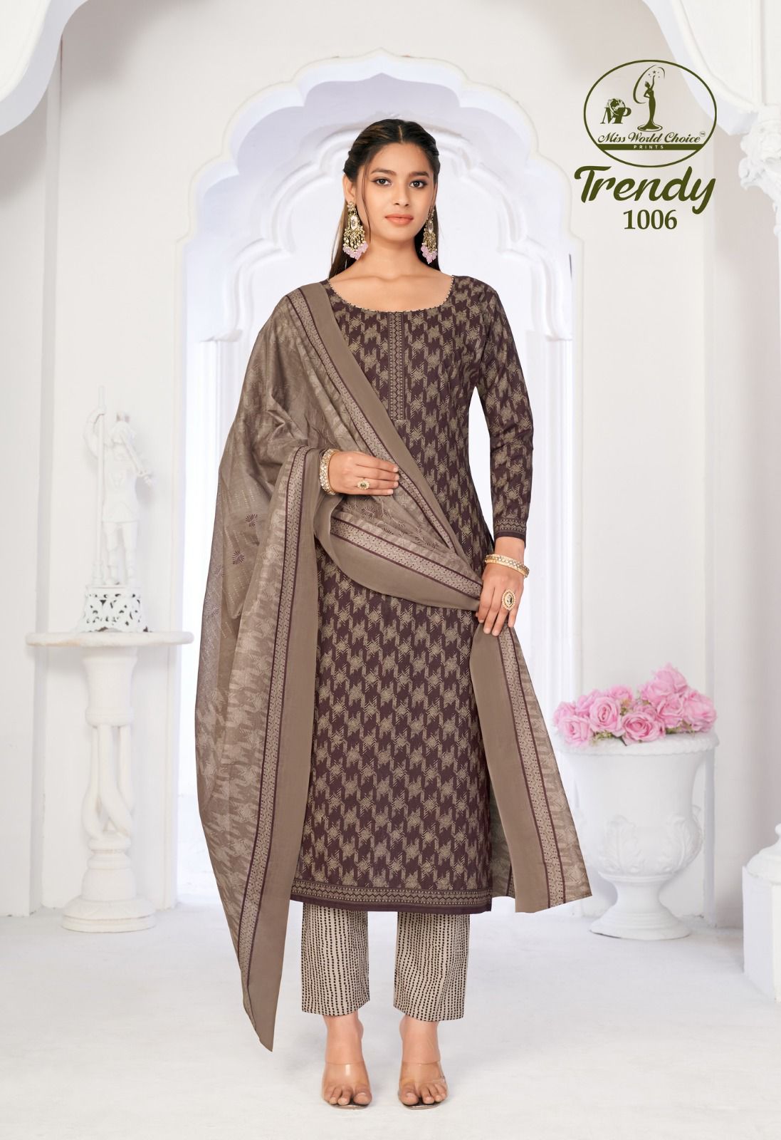 Trendy Vol 1 Miss World Choice Cotton Dress Material Supplier Ahmedabad