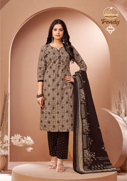 Trendy Vol 3 Miss World Choice Cotton Dress Material Supplier
