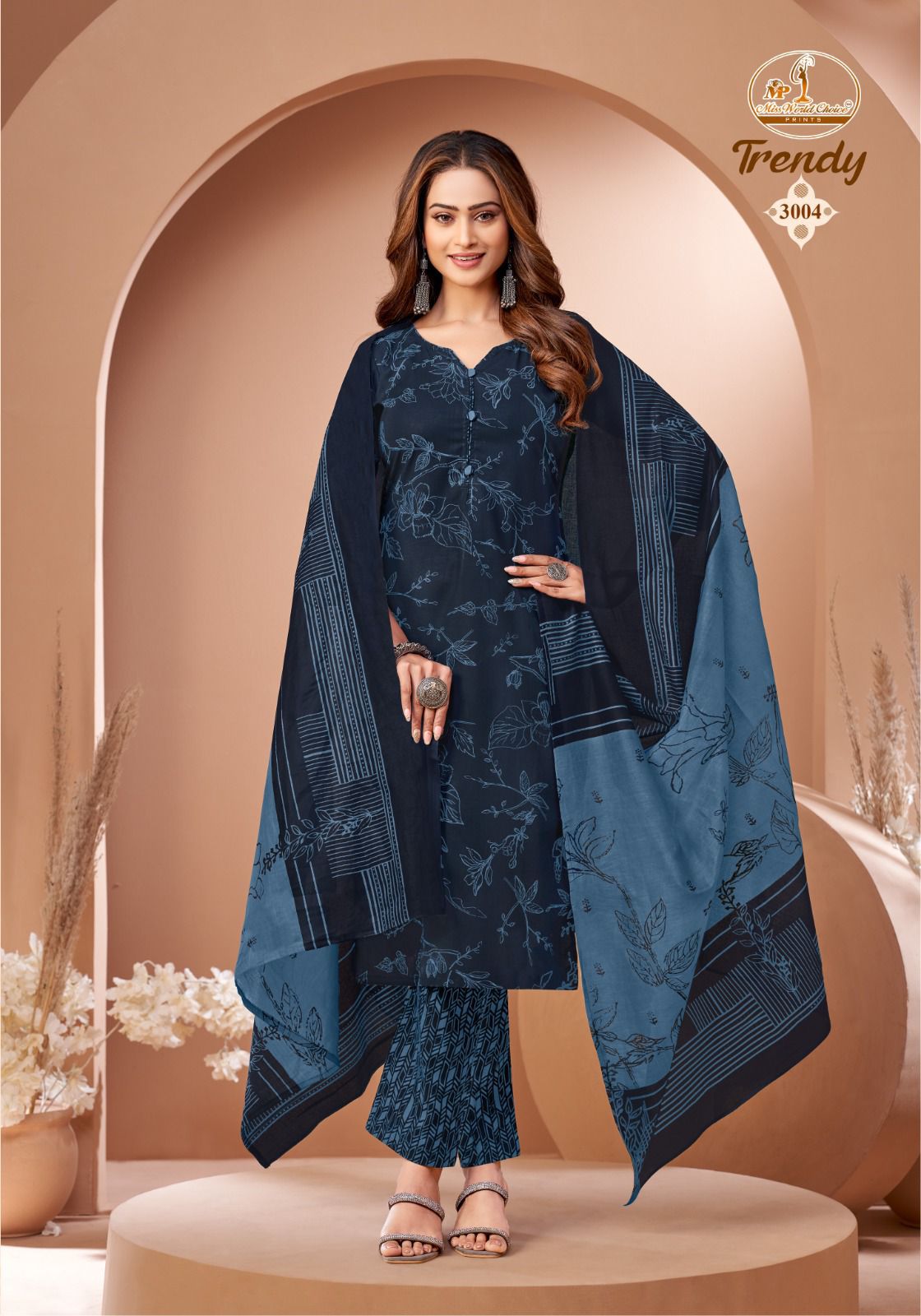 Trendy Vol 3 Miss World Choice Readymade Cotton Pant Suits Wholesaler Gujarat