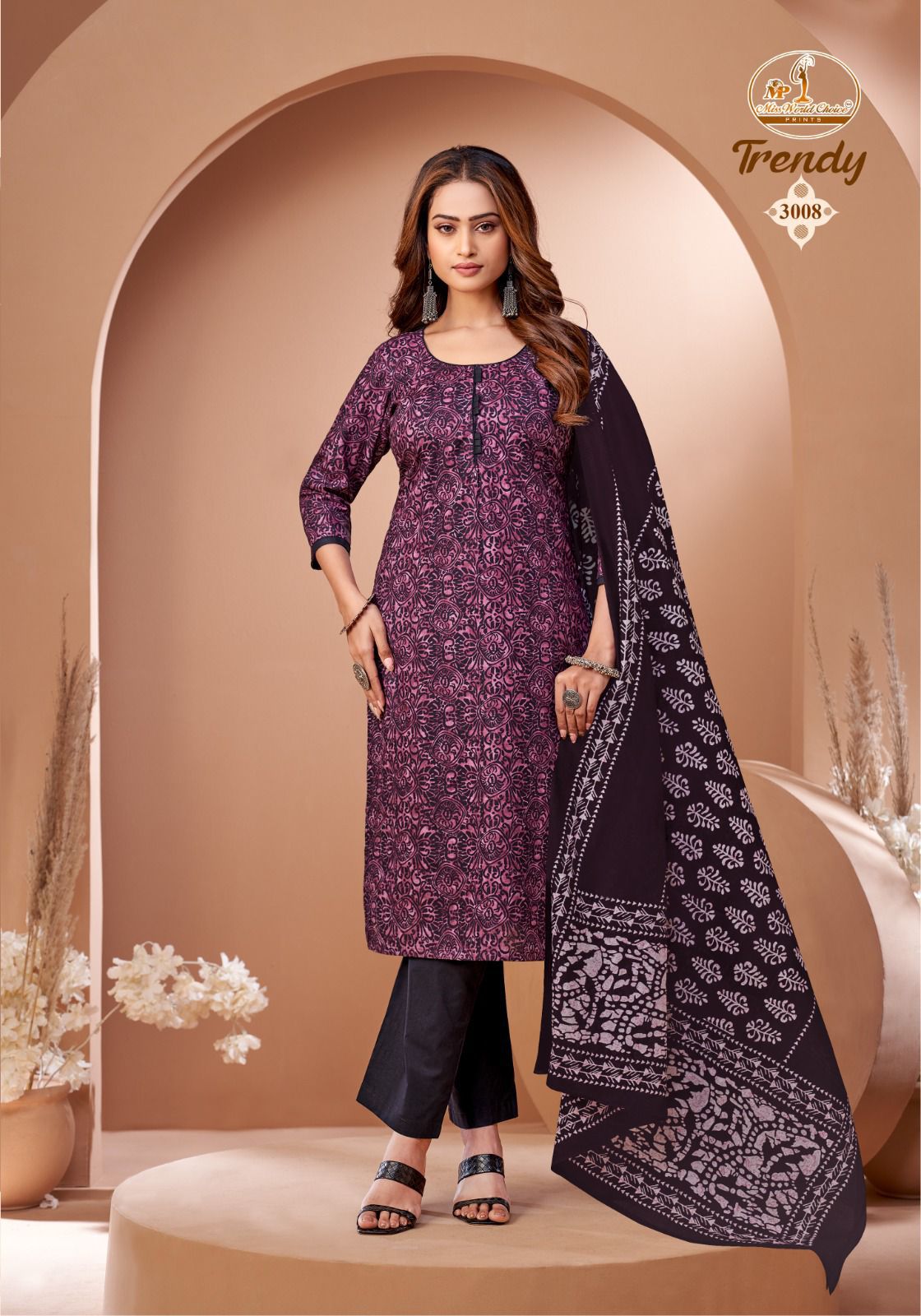 Trendy Vol 3 Miss World Choice Readymade Cotton Pant Suits Wholesaler Gujarat