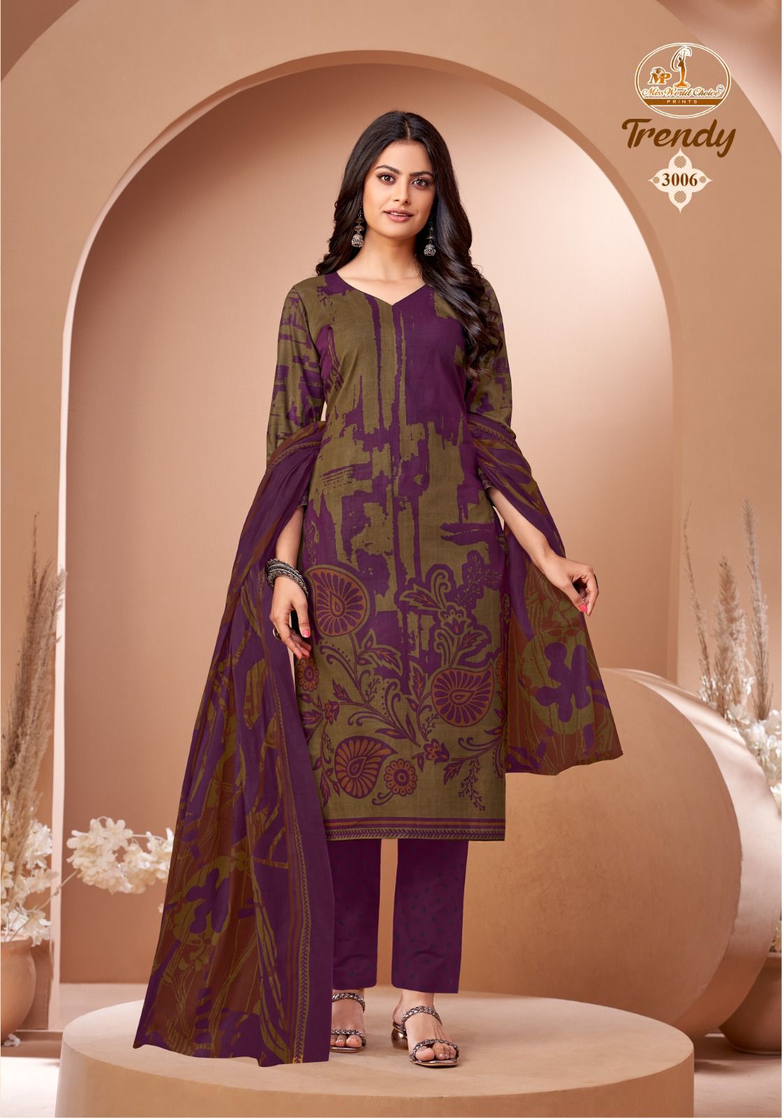 Trendy Vol 3 Miss World Choice Readymade Cotton Pant Suits Wholesaler Gujarat