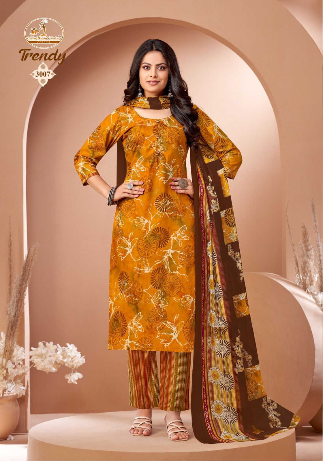 Trendy Vol 3 Miss World Choice Readymade Cotton Pant Suits Wholesaler Gujarat