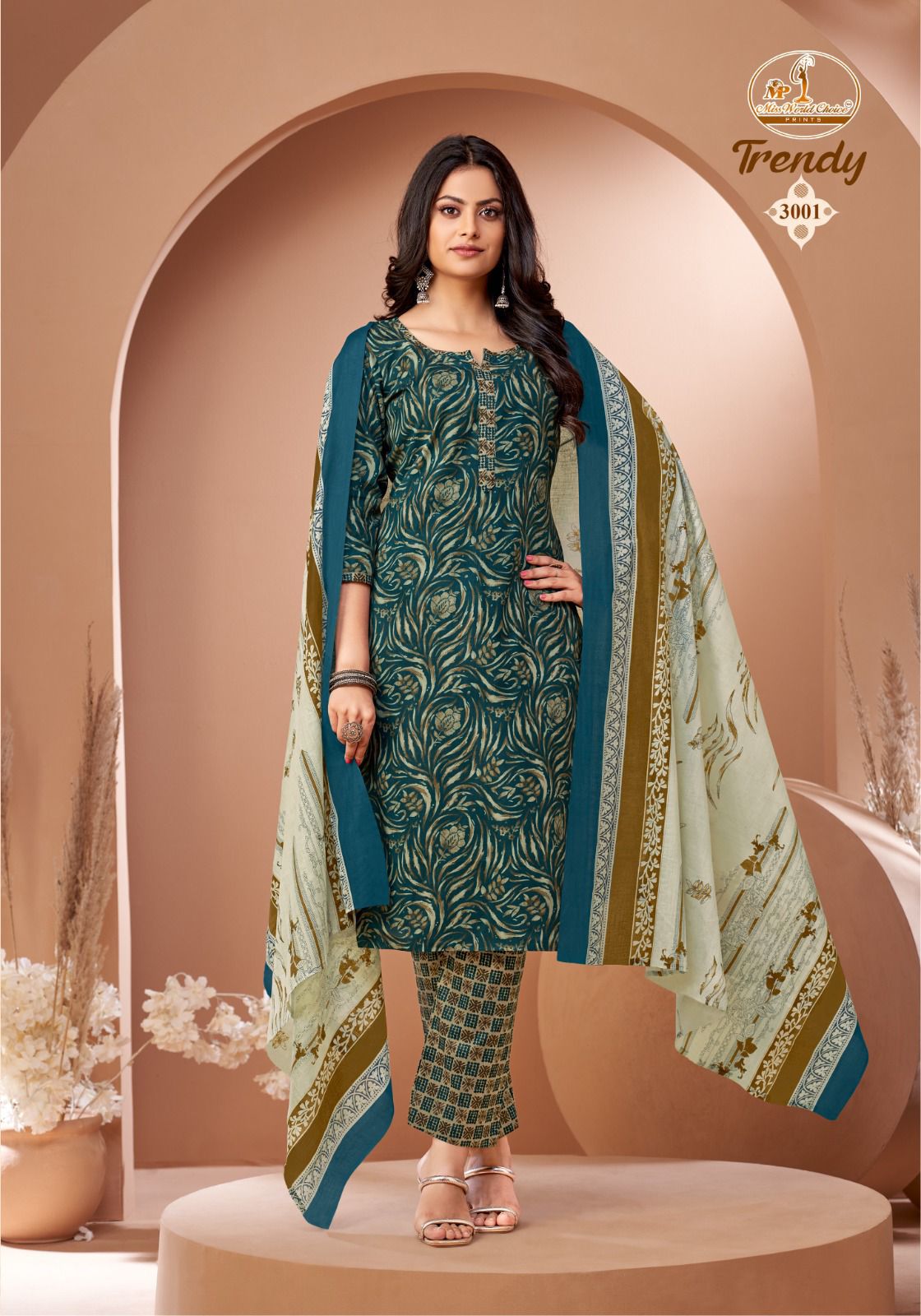 Trendy Vol 3 Miss World Choice Readymade Cotton Pant Suits Wholesaler Gujarat