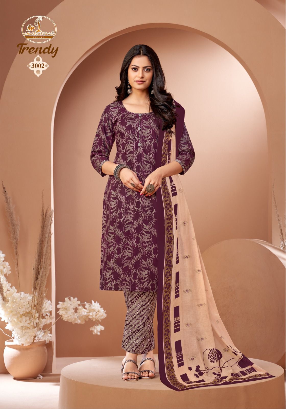 Trendy Vol 3 Miss World Choice Readymade Cotton Pant Suits Wholesaler Gujarat