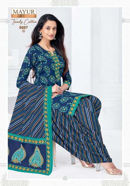 Trendy Vol 5 Mayur Creation Cotton Dress Material Manufacturer