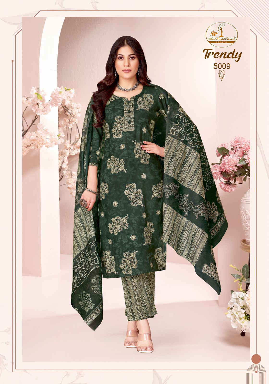 Trendy Vol 5 Miss World Choice Cotton Dress Material Wholesale Price