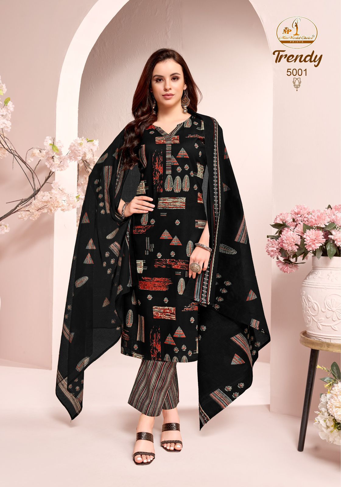 Trendy Vol 5 Miss World Choice Readymade Cotton Pant Suits Wholesaler Gujarat
