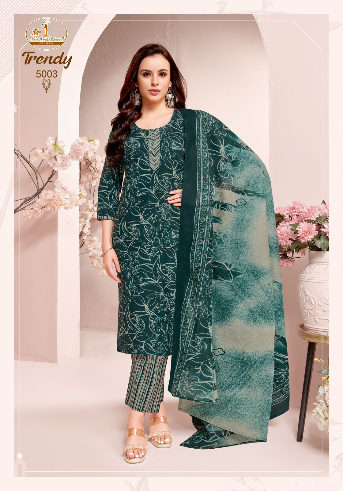 Trendy Vol 5 Miss World Choice Readymade Cotton Pant Suits Wholesaler Gujarat