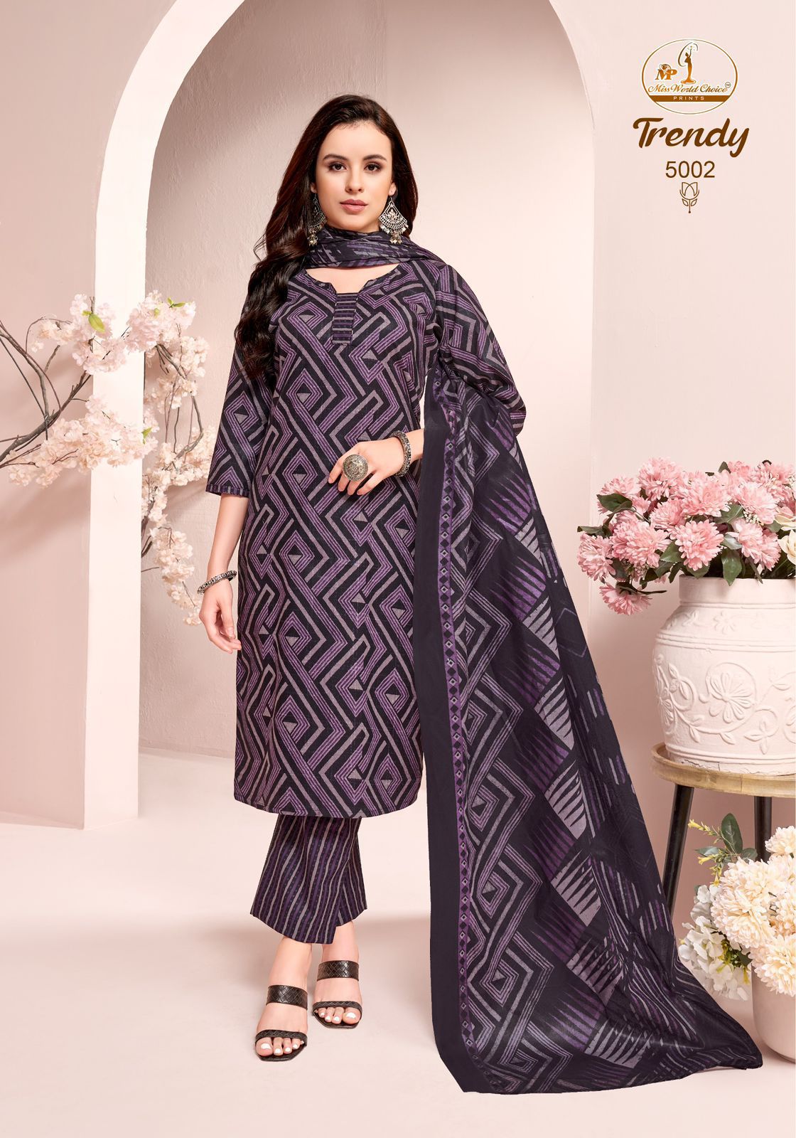 Trendy Vol 5 Miss World Choice Readymade Cotton Pant Suits Wholesaler Gujarat